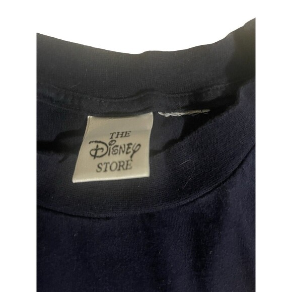VINTAGE Disney Eeyore & Tigger Embroidered Pocket T-Shirt SZ Large Blue Adult - Picture 15 of 16